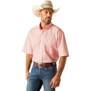 Ariat Mens Junior Classic Fit Shirt(Coral)
