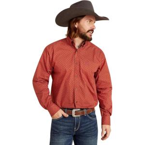 Ariat Mens Samson Classic Fit Shirt(Terra Rouge)