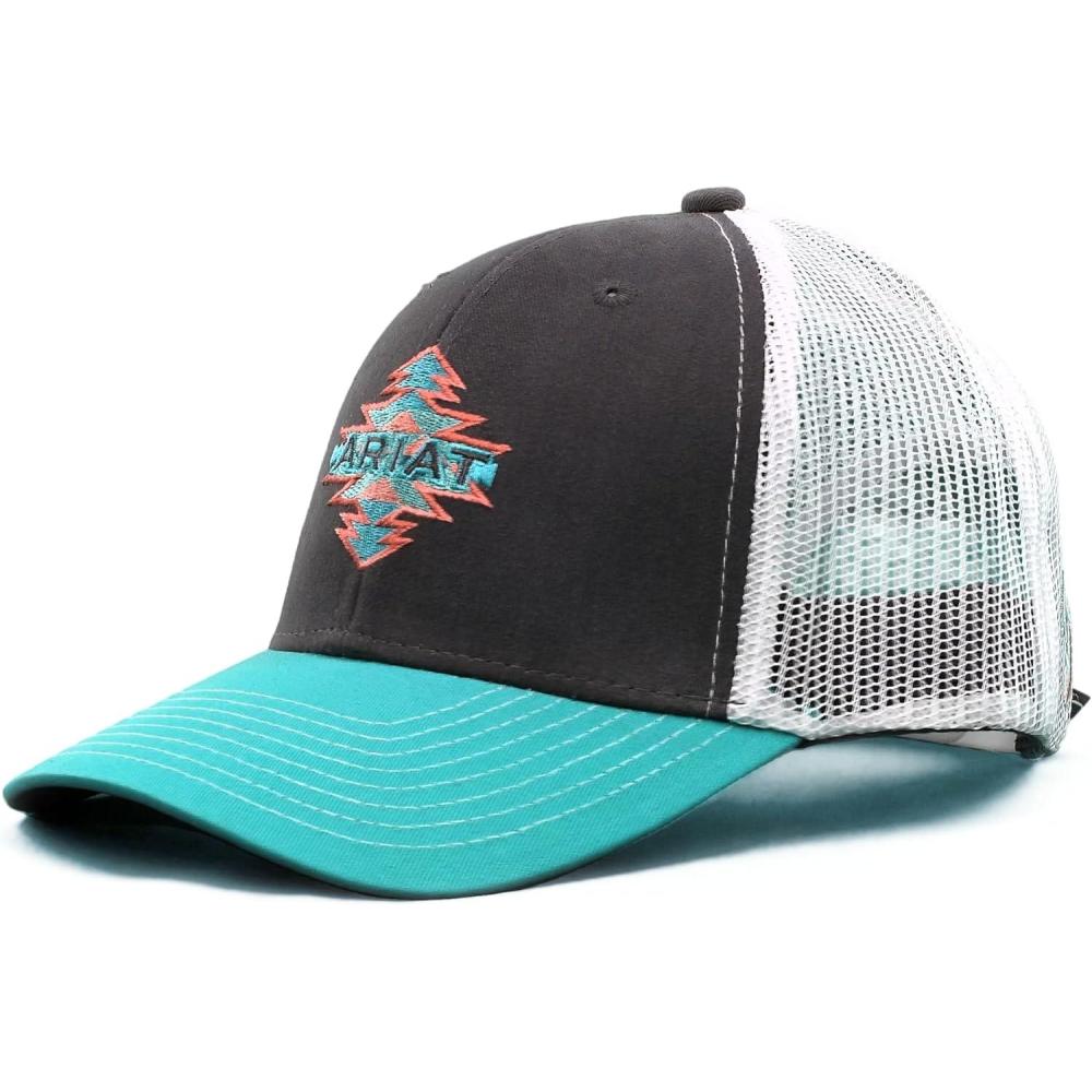 imageARIAT Kids Aztec Logo Snapback Cap Gray Size One Size