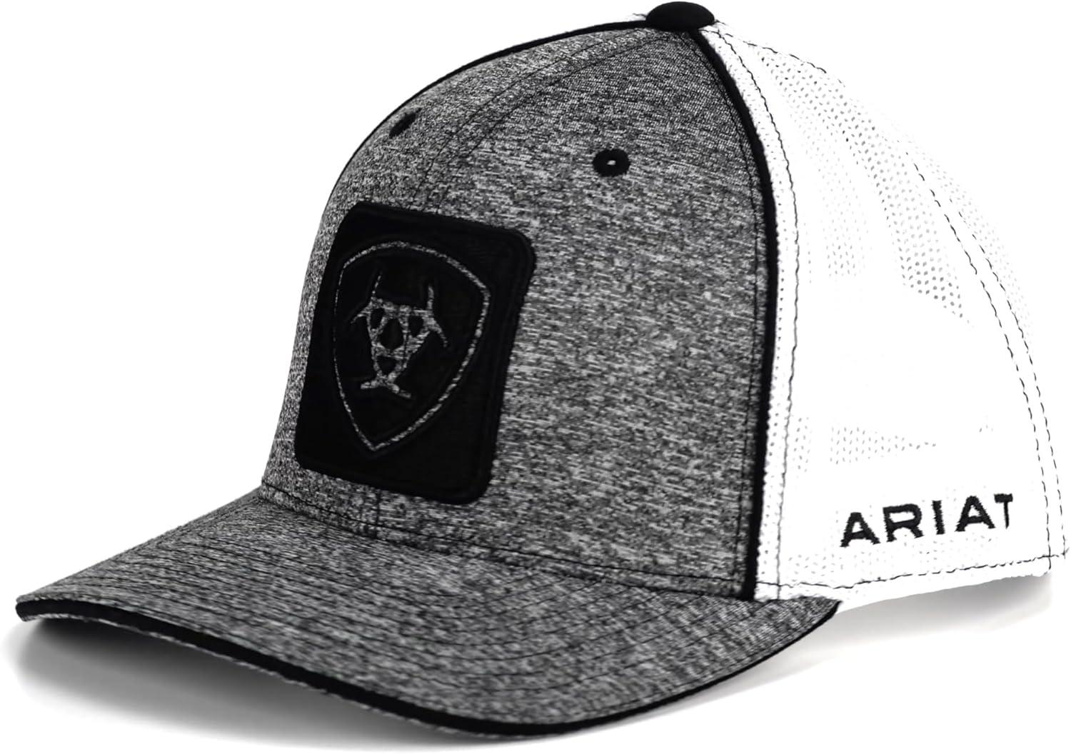 imageARIAT Mens Flexfit 110 Patch Logo Snapback Black