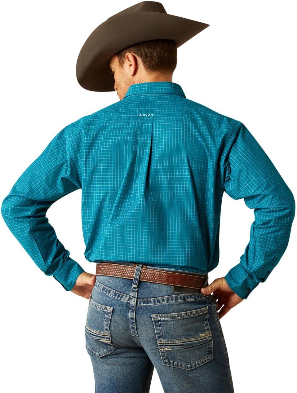 imageARIAT Mens Pro Series Porter Classic Fit ShirtDark Teal