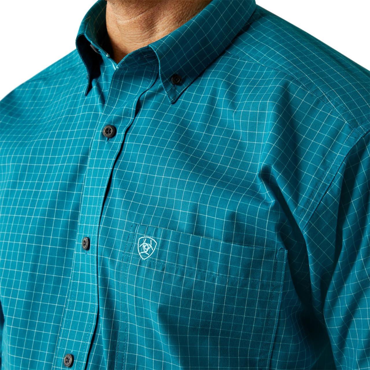 imageARIAT Mens Pro Series Porter Classic Fit ShirtDark Teal