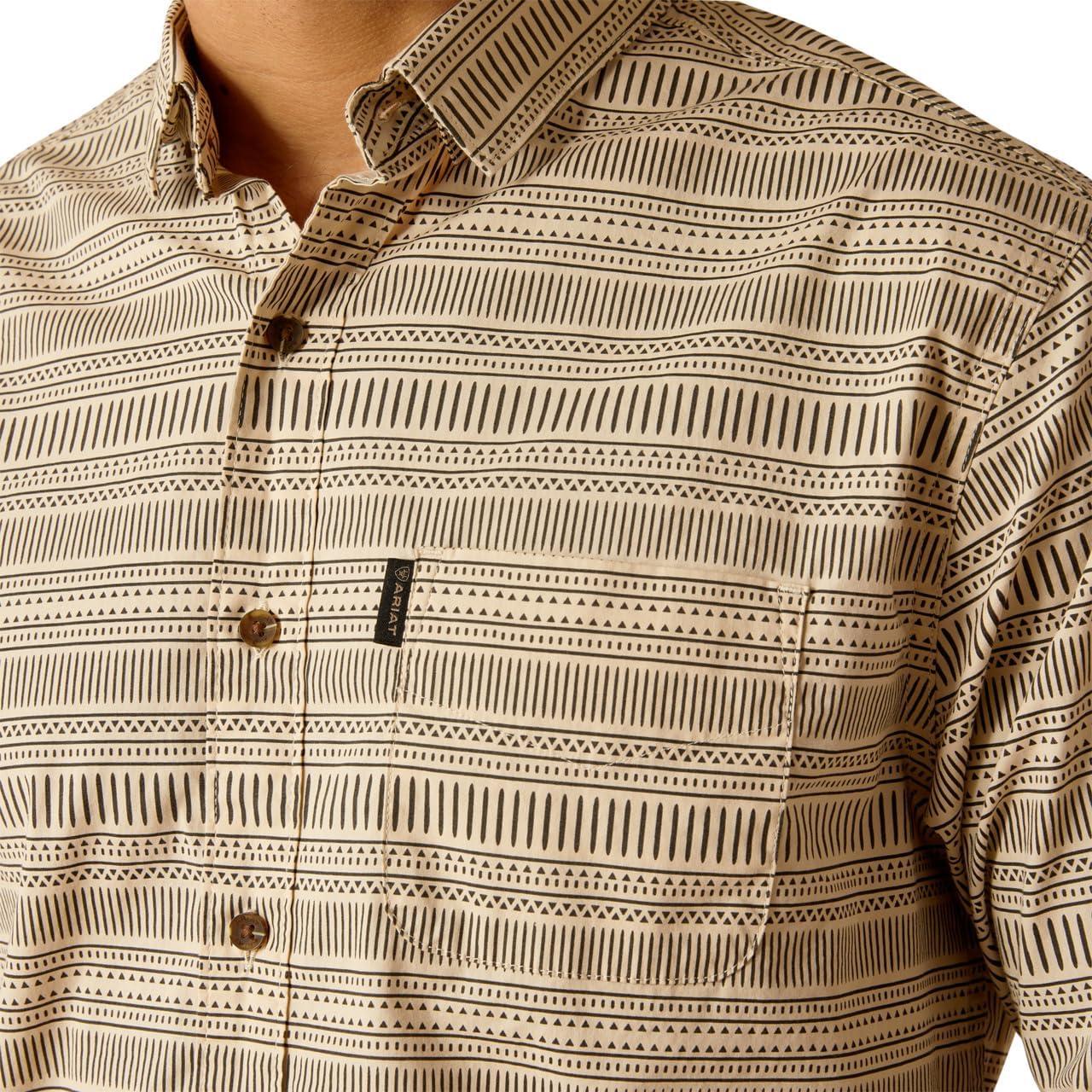imageAriat Mens Marvin Stretch Modern Fit ShirtSand Shell