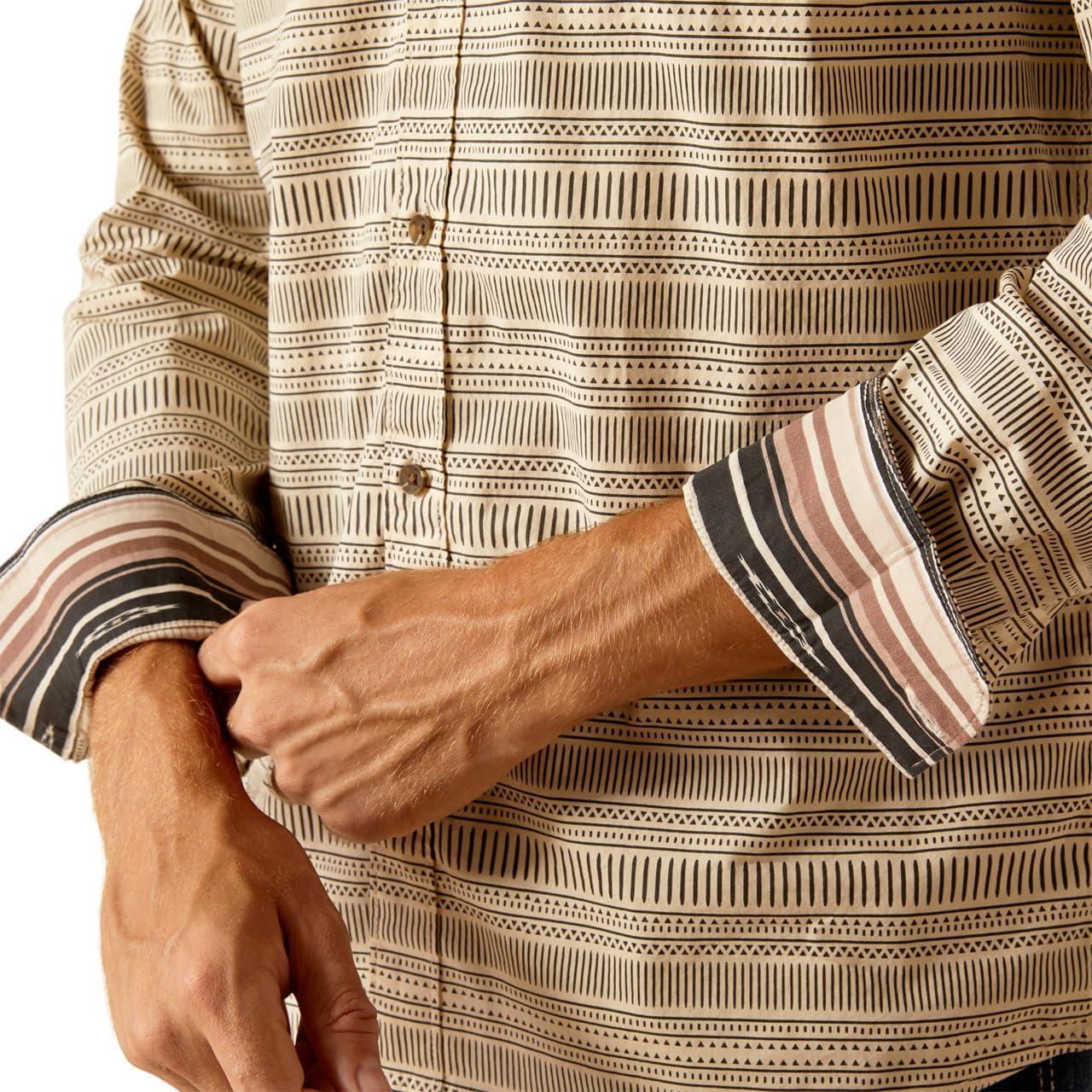 imageAriat Mens Marvin Stretch Modern Fit ShirtSand Shell