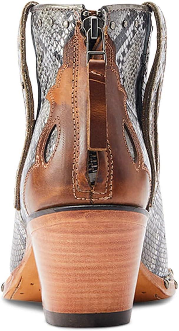 imageARIAT womens Greeley Western BootNatural Snake