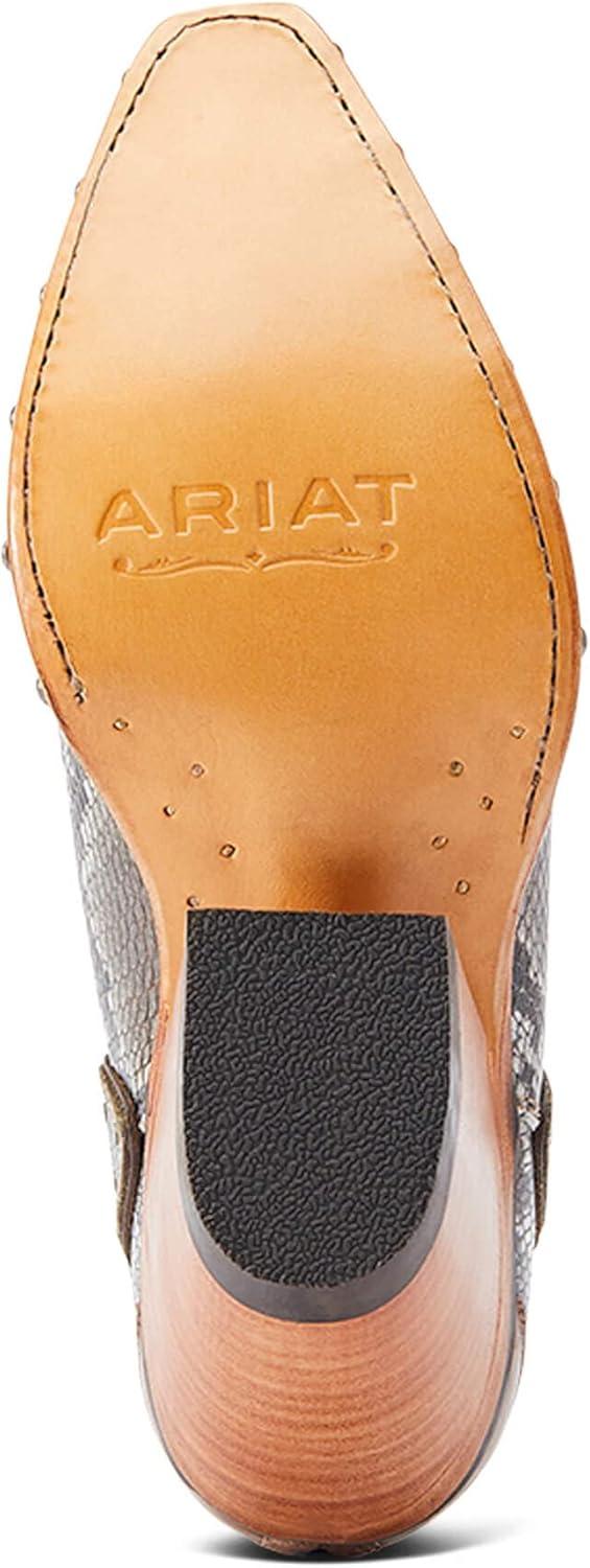 imageARIAT womens Greeley Western BootNatural Snake