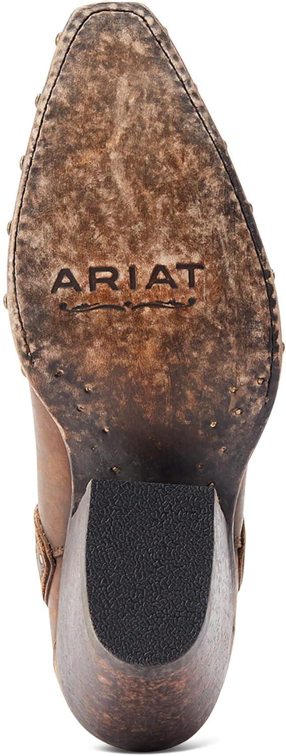 imageARIAT womens Greeley Western BootNaturally Distressed Brown