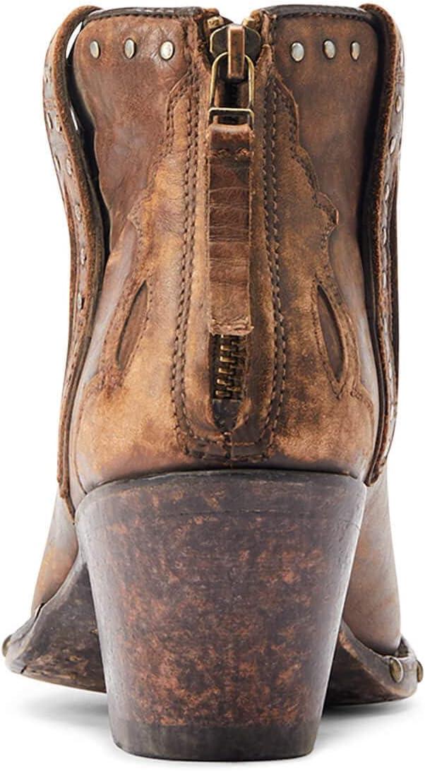 imageARIAT womens Greeley Western BootNaturally Distressed Brown