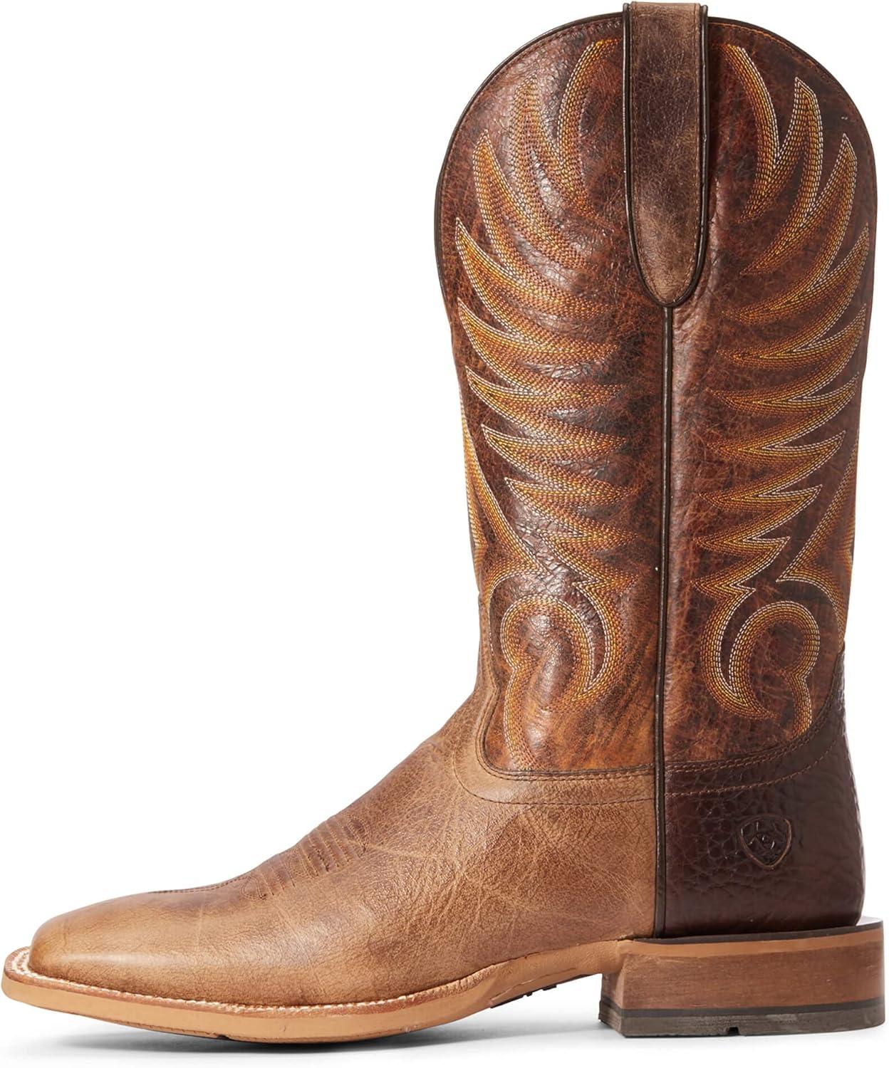 imageARIAT mens Toledo Western BootCrunchMontana Brown
