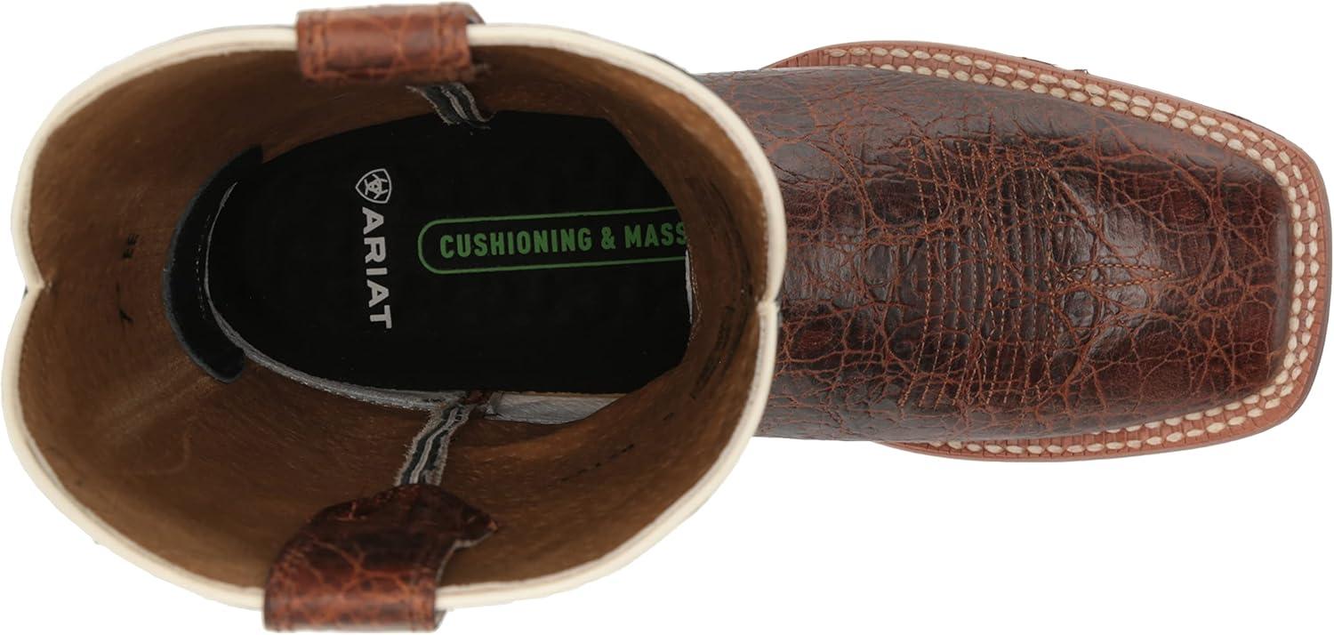imageAriat mens Circuit Gritty Western BootWild MudAdriatic Sea