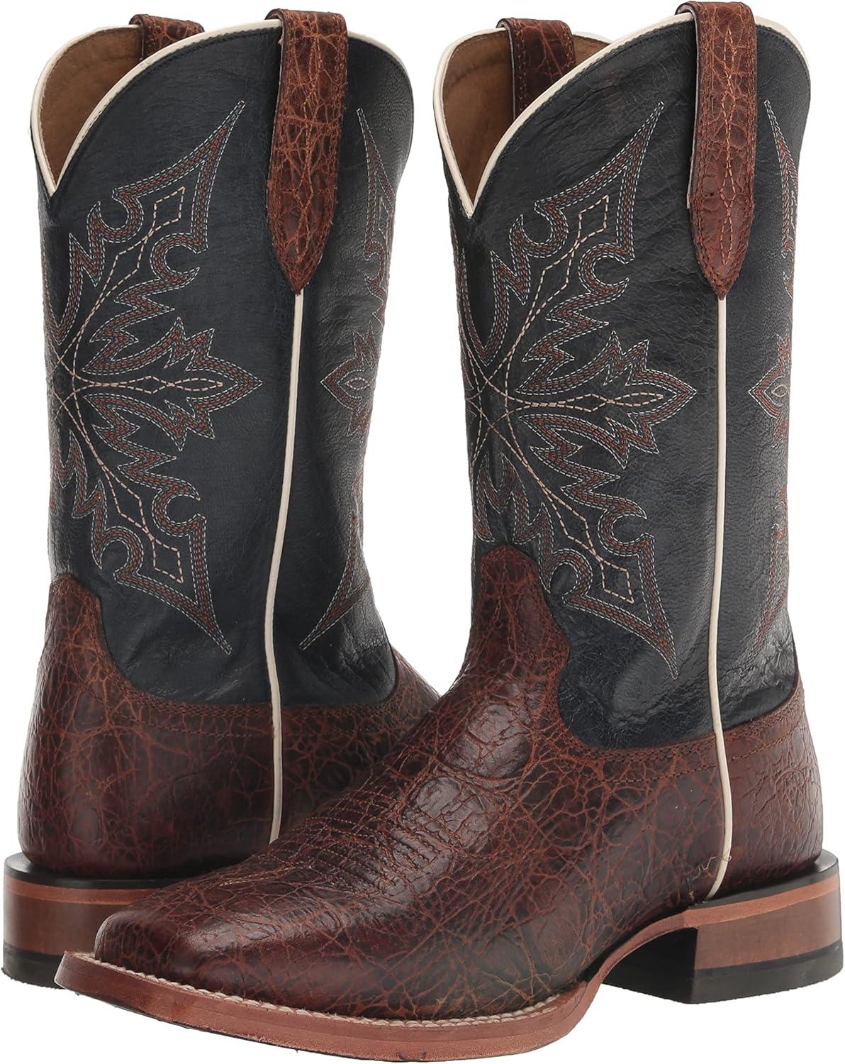 imageAriat mens Circuit Gritty Western BootWild MudAdriatic Sea