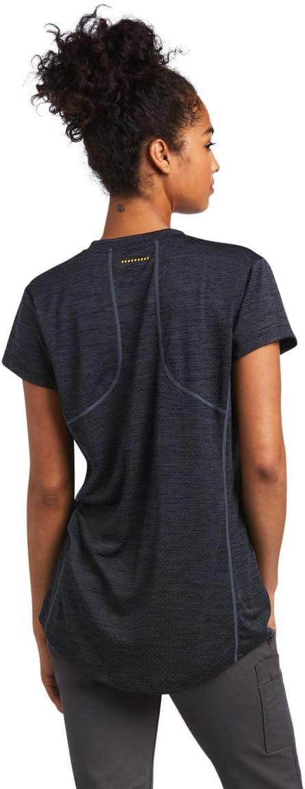 imageAriat Womens Rebar Evolution TShirtNavy Eclipse