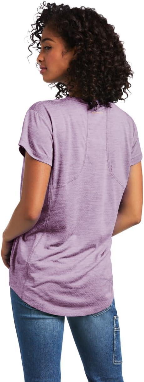 imageAriat Womens Rebar Evolution TShirtPaisley Purple