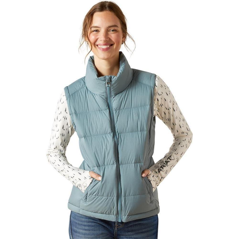 imageARIAT Womens Steel Sage Ultra Puff Vest Sage XL