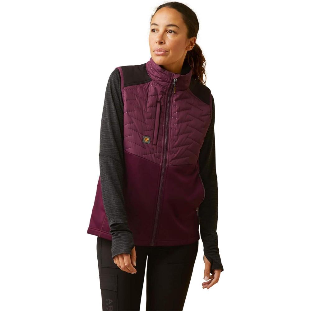 imageARIAT womens Rebar Cloud 9 Insulated VestPotent Purple
