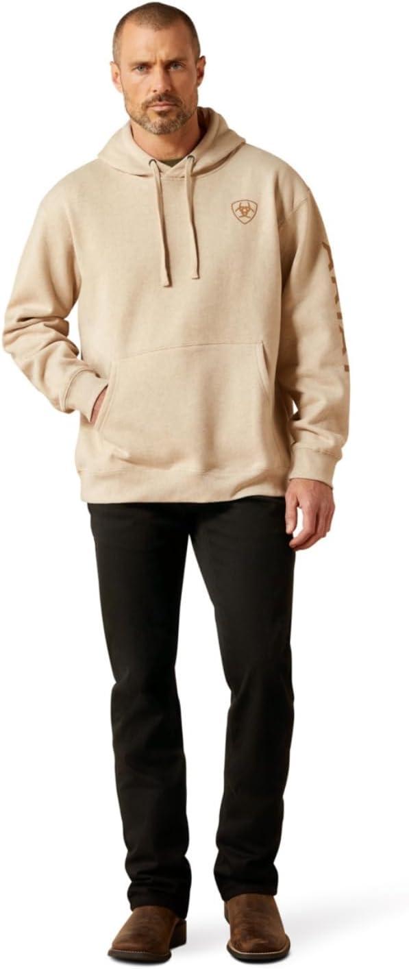 imageARIAT mens Ariat Logo HoodieOatmeal Heather