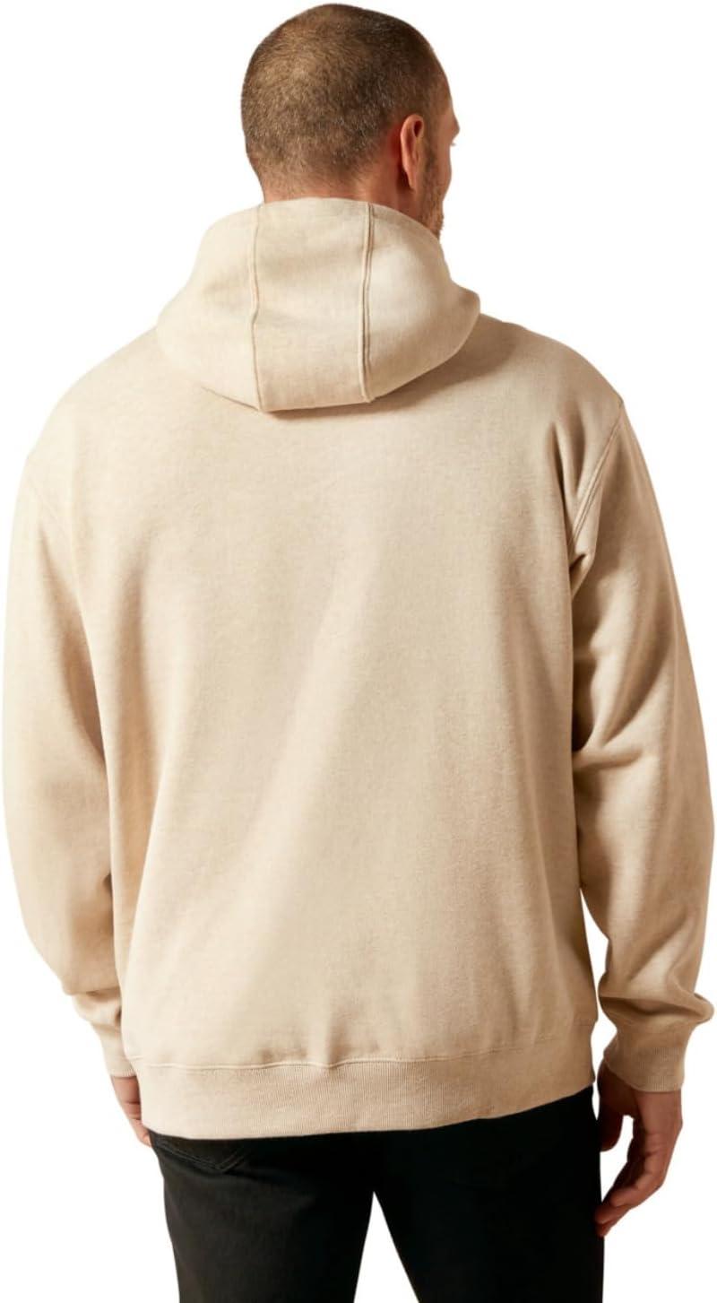 imageARIAT mens Ariat Logo HoodieOatmeal Heather