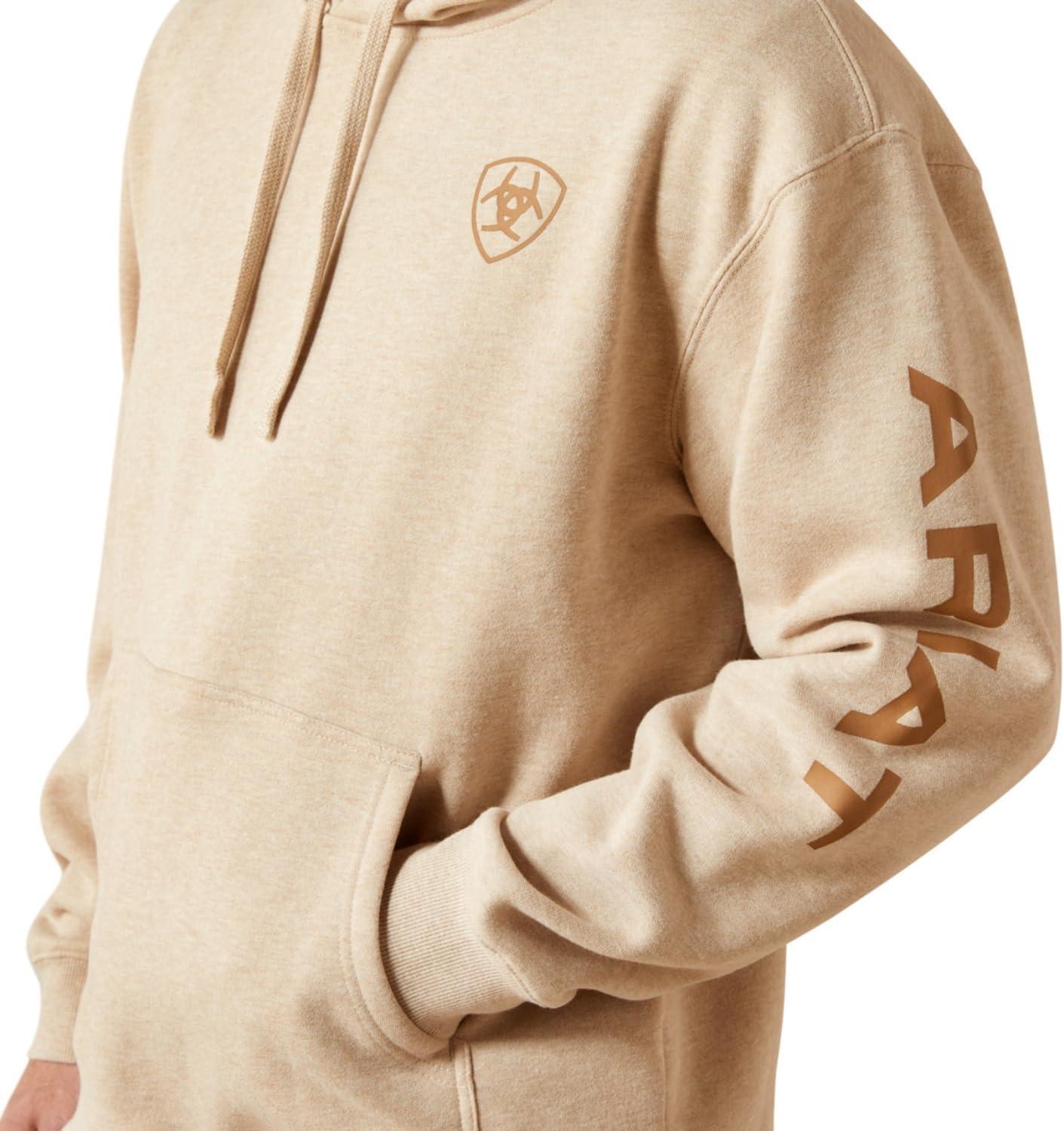 imageARIAT mens Ariat Logo HoodieOatmeal Heather