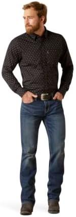 imageAriat Mens Merrick Stretch Modern Fit ShirtBlack