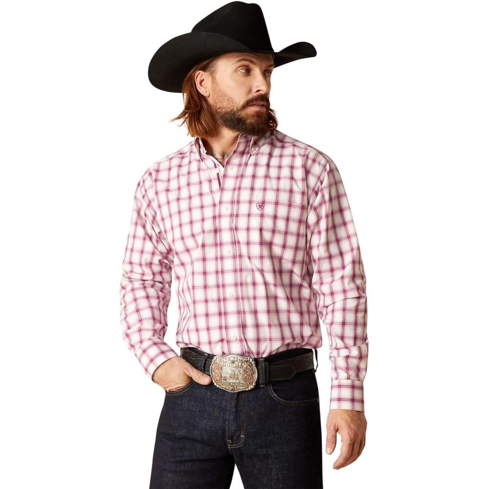 imageAriat Mens Pro Series Erick Classic Fit ShirtWhite