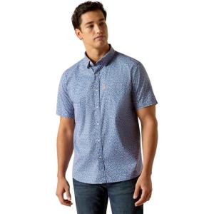 Ariat Men’s Melvin Stretch Modern Fit Shirt(French Fades)