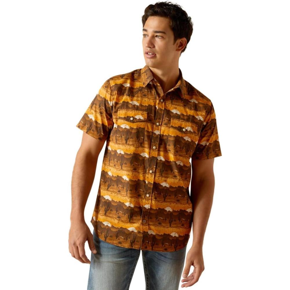 imageARIAT Mens Heath Retro Fit ShirtMink