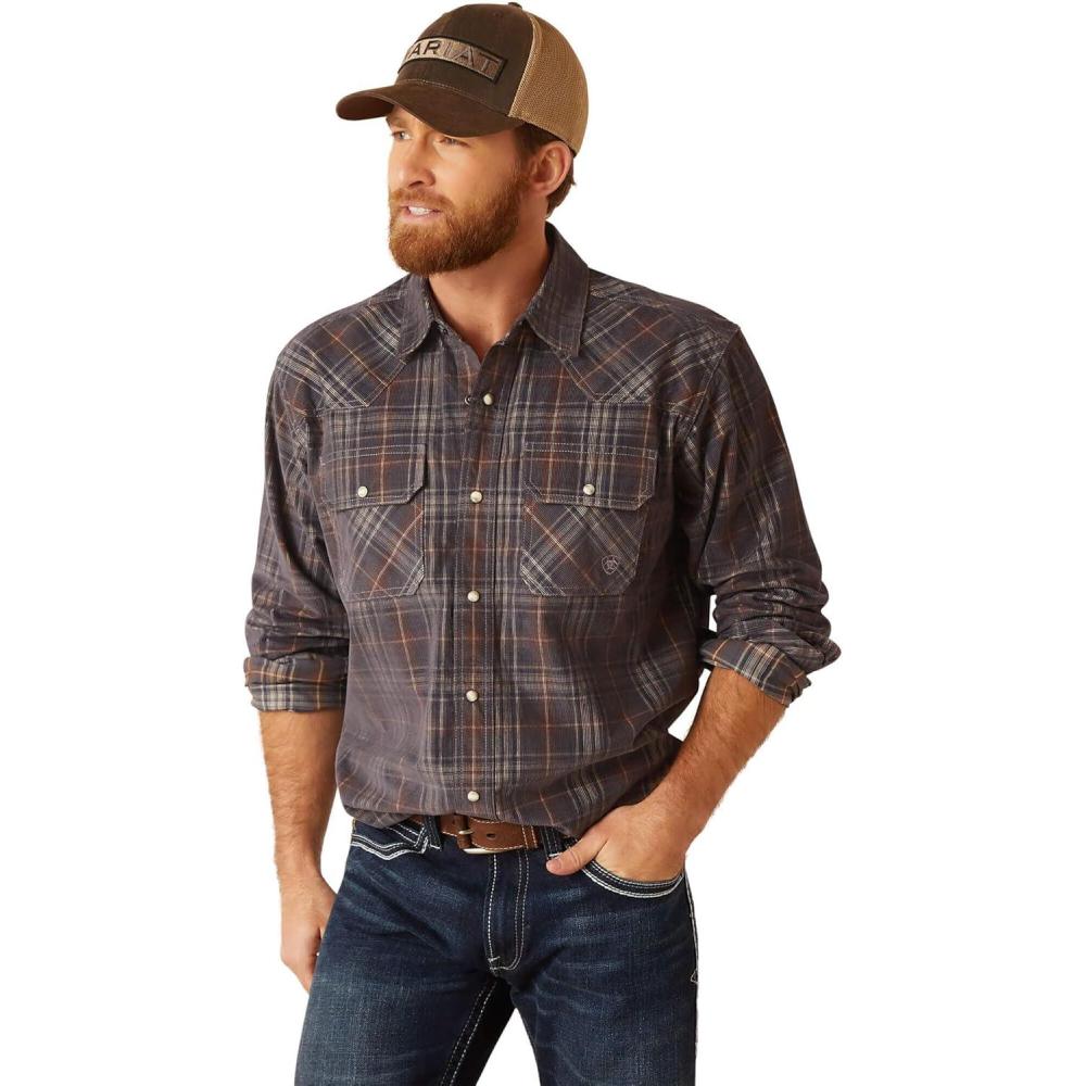 imageAriat Mens Henderson Retro Fit ShirtPure Cashmere