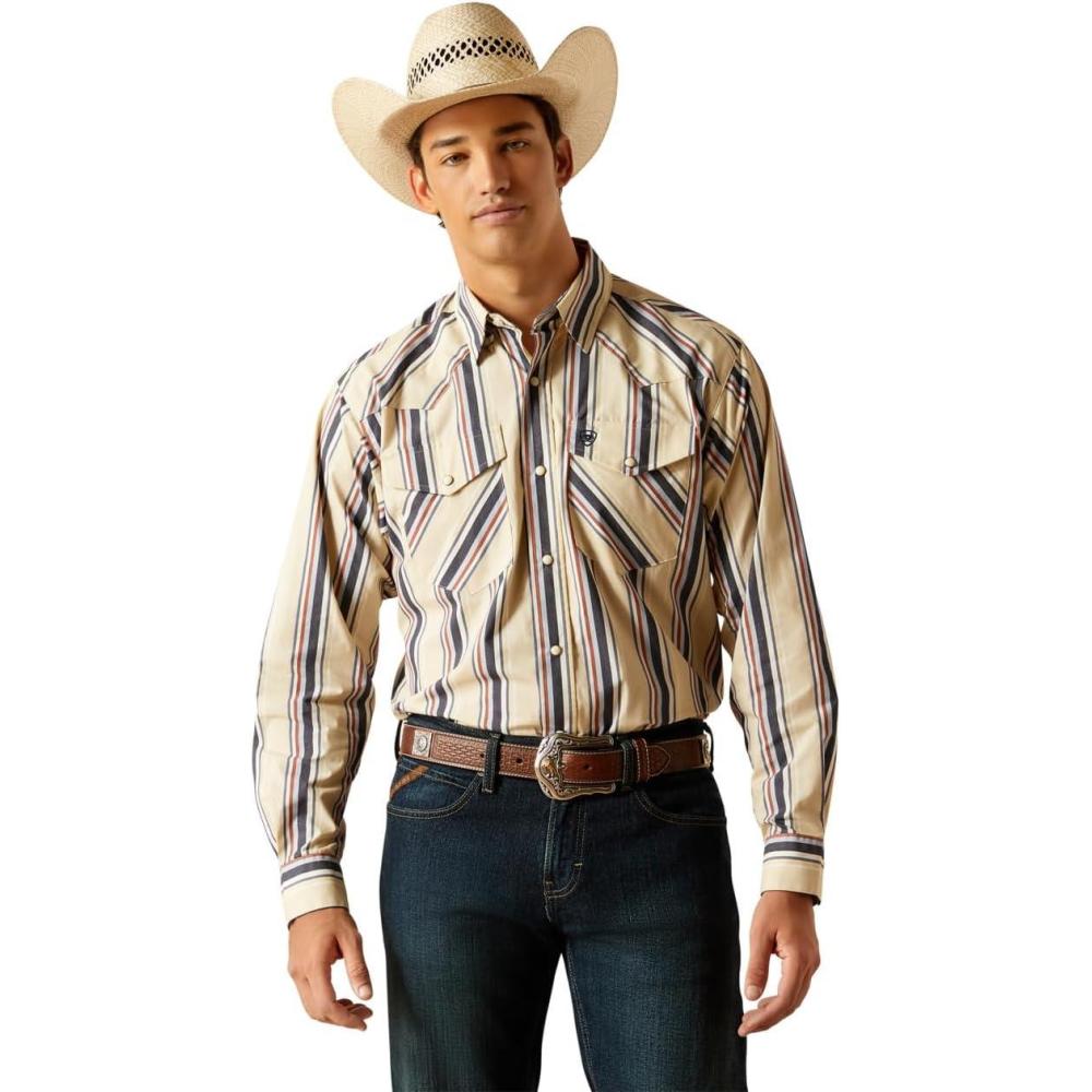 imageAriat Mens Phillip Classic Fit ShirtBeige