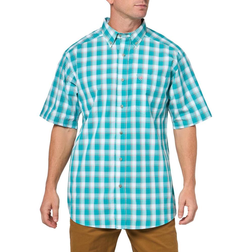 imageAriat Mens Pro Series Jace Classic Fit ShirtTurquoise