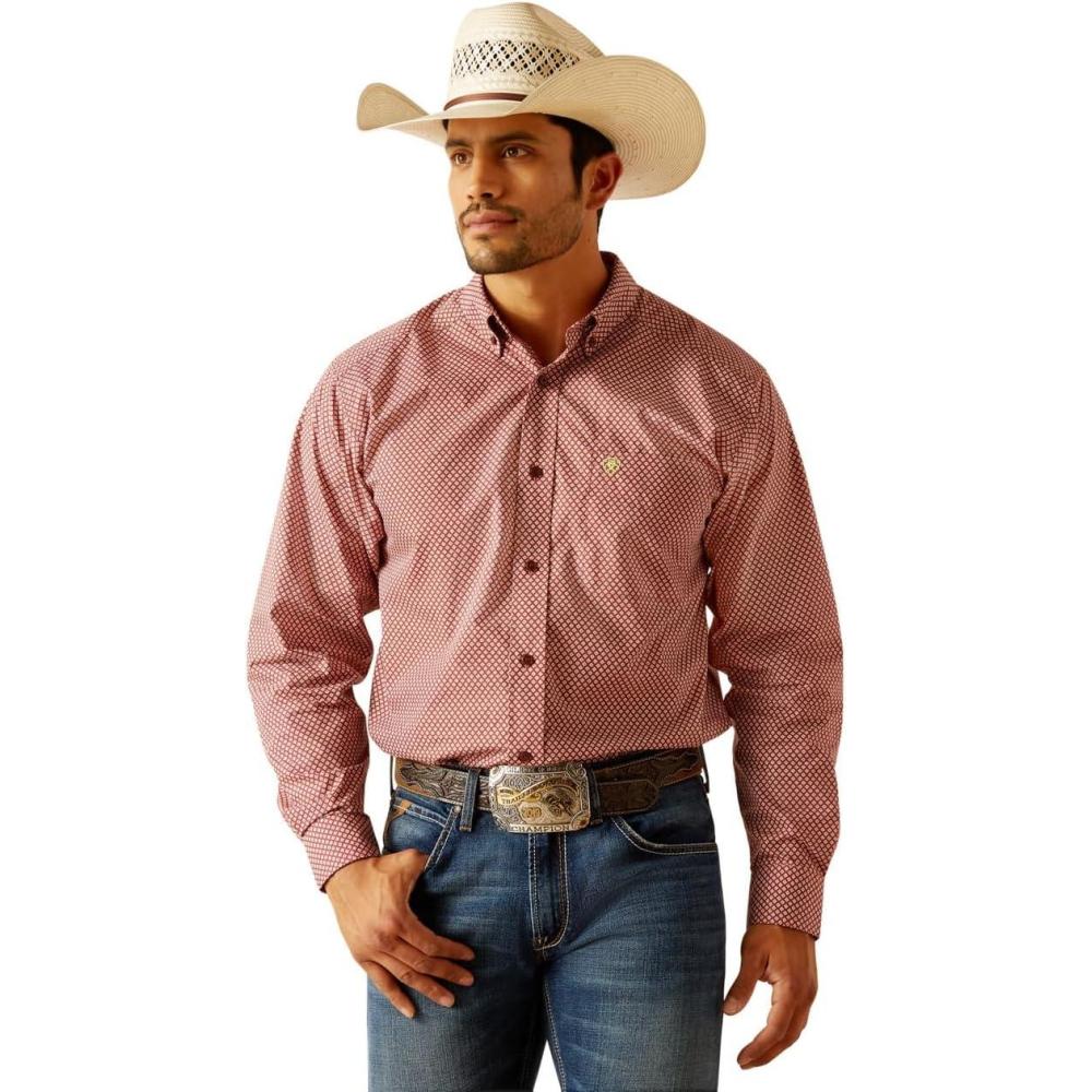 imageAriat Mens Teegan Classic Fit ShirtSyrah