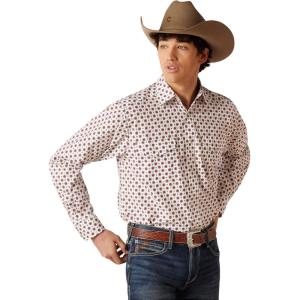 Ariat Mens Sheldon Classic Fit Shirt(White)