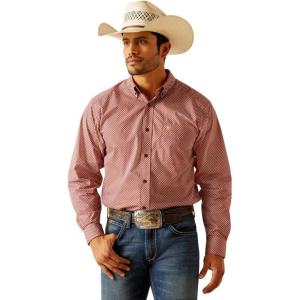Ariat Men’s Teegan Classic Fit Shirt(Syrah)