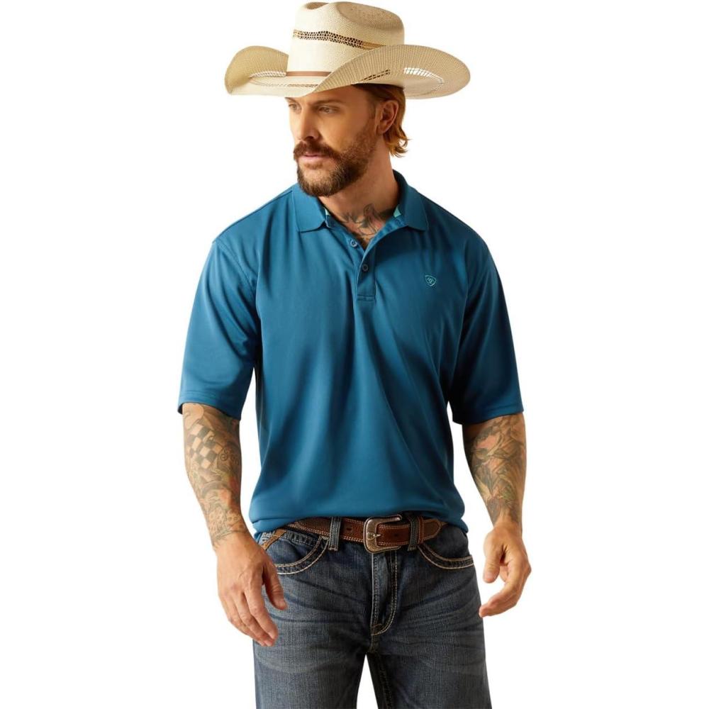 imageAriat Mens Tek PoloBlue Sapphire