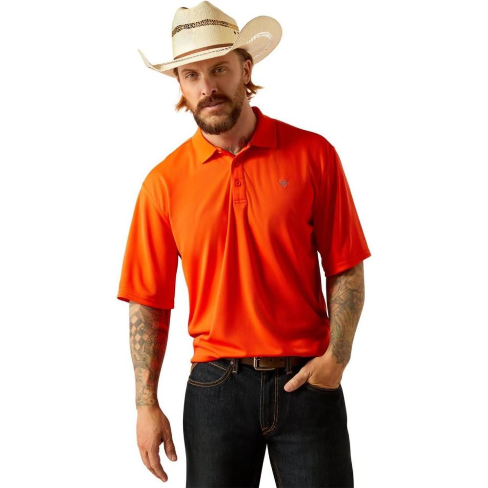 imageAriat Mens Tek PoloCherry Tomato