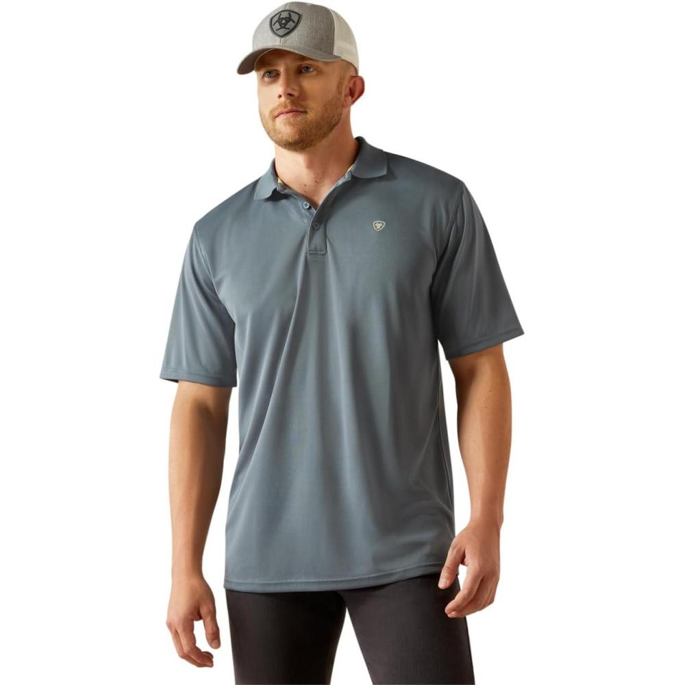 imageAriat Mens Tek PoloNewsboy Blue