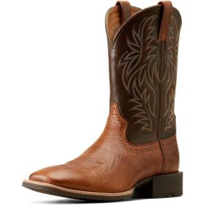 Ariat Men’s Sport Wide Square Toe Western Cowboy Boot(Peanut Butter)