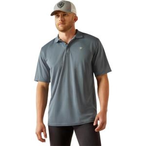 Ariat Men’s Tek Polo(Newsboy Blue)