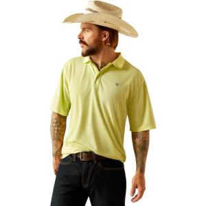 Ariat Men’s Tek Polo(Shadow Lime)