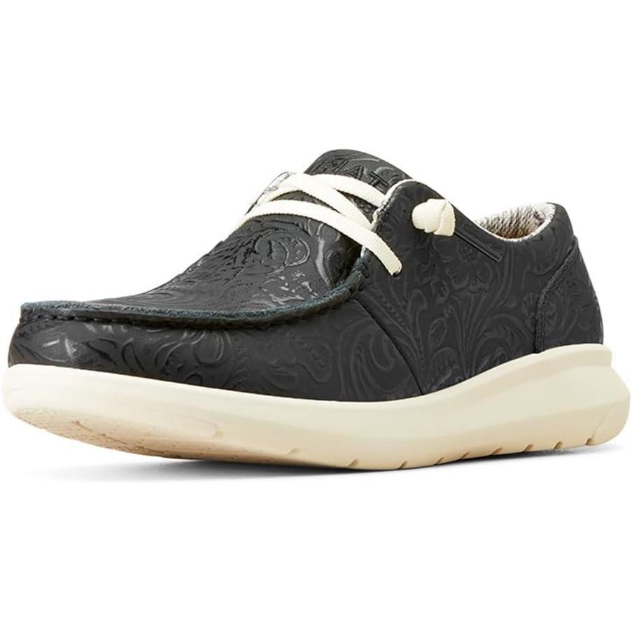 imageAriat Womens Hilo ShoeBlack Floral Emboss