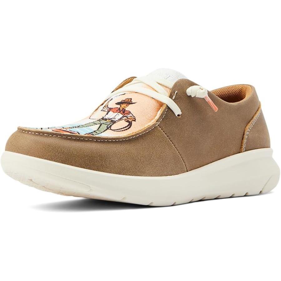imageAriat Womens Hilo ShoeBrown BomberSurfing Paniolo Print