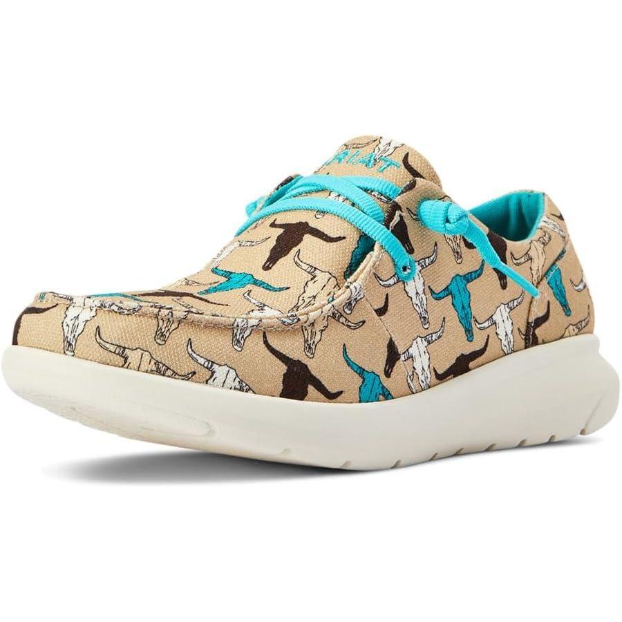 imageAriat Womens Hilo ShoeMulti Steerhead Print