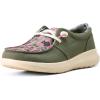Olive Green/Hot Pink Deer Skull