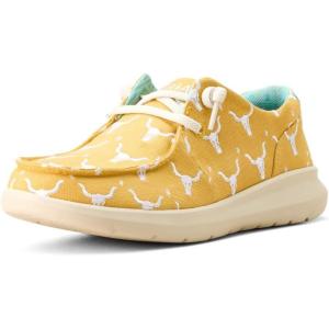 Ariat Women’s Hilo Shoe(Mustard Steer Heads)