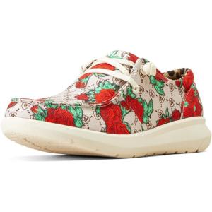 Ariat Women’s Hilo Shoe(Rose Logo Print)
