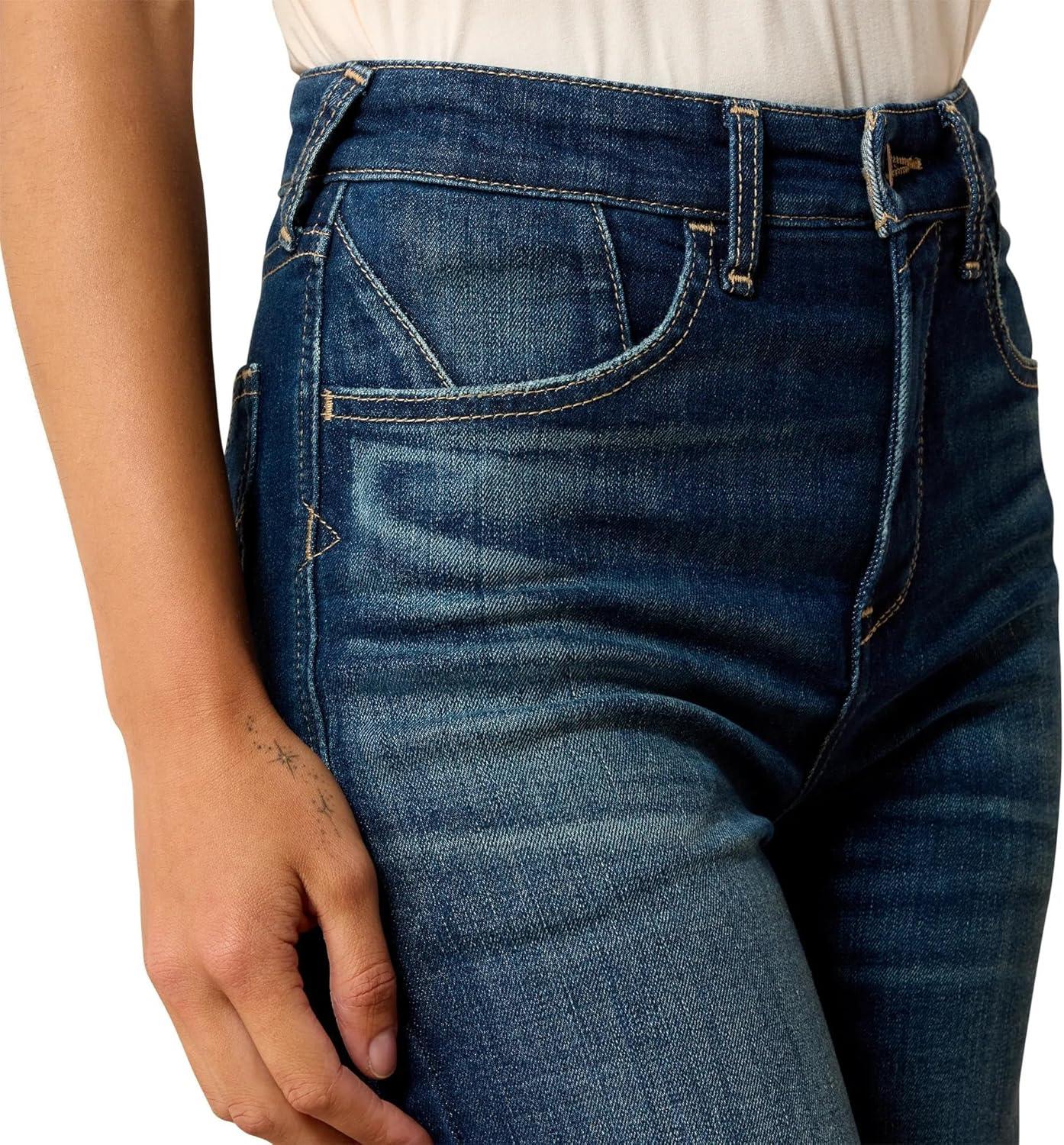 imageARIAT Womens Ultra High Rise Penelope Wide Leg JeansLakewood