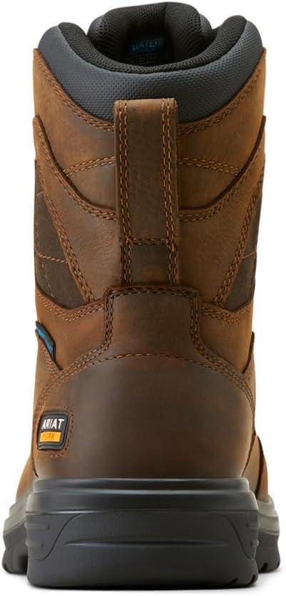 imageARIAT mens Turbo 8 Waterproof Work BootRich Brown