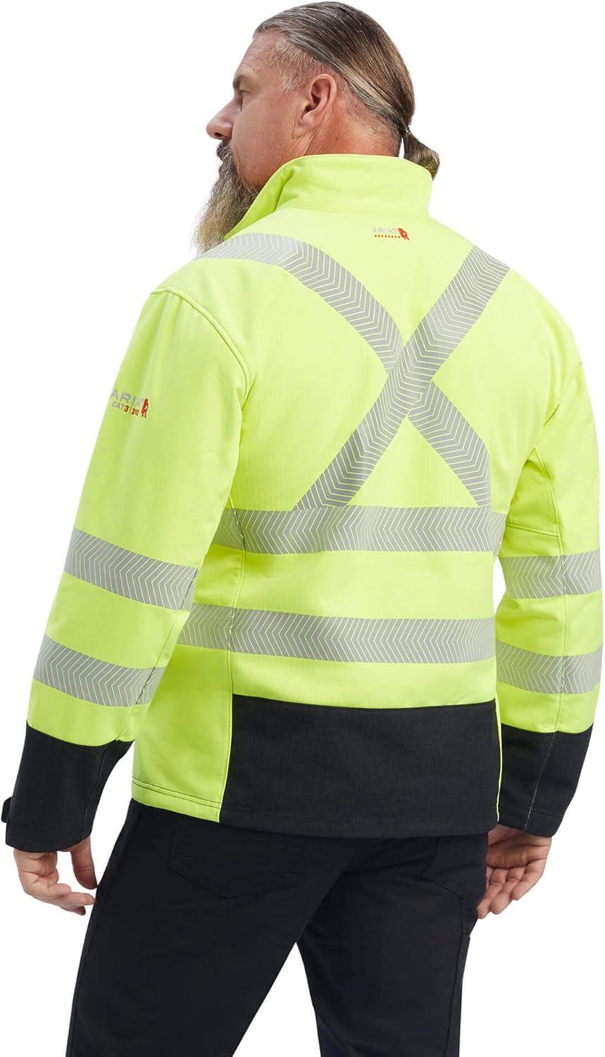 imageARIAT mens Fr Vernon Hivis Softshell JacketHivis Yellow