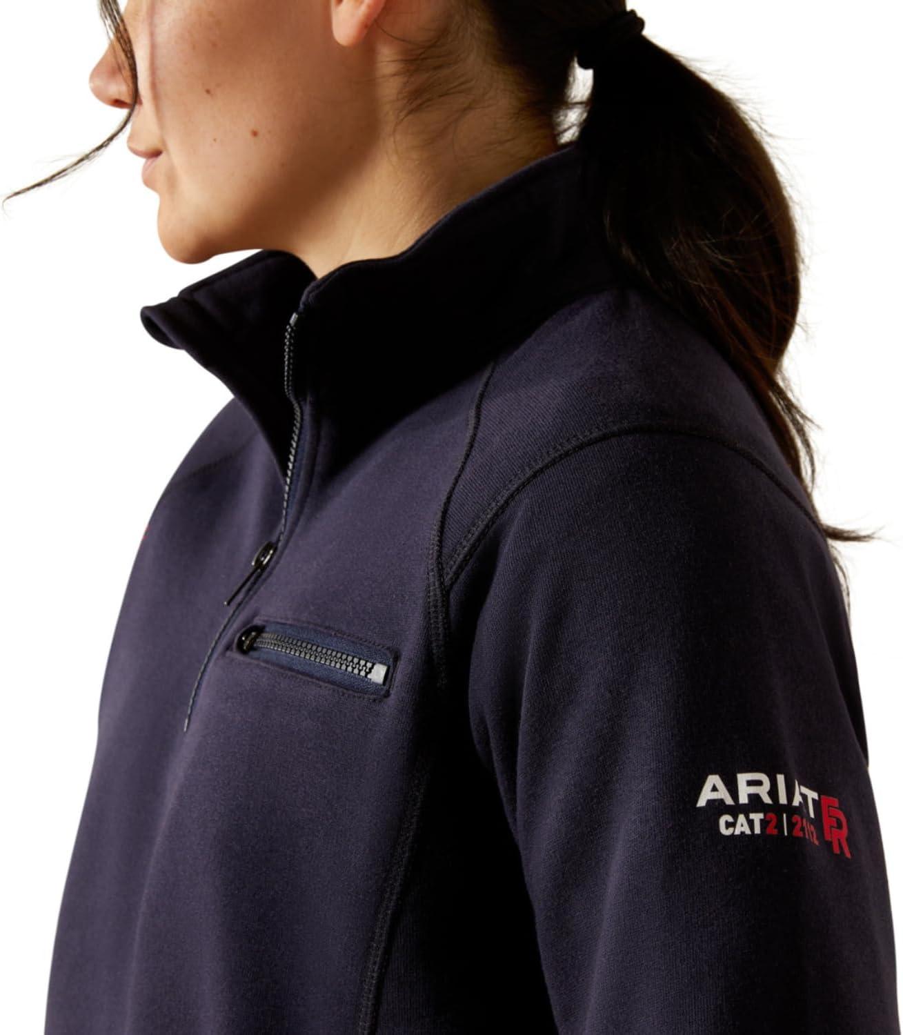 imageARIAT womens Fr Rev 14 Zip TopNavy