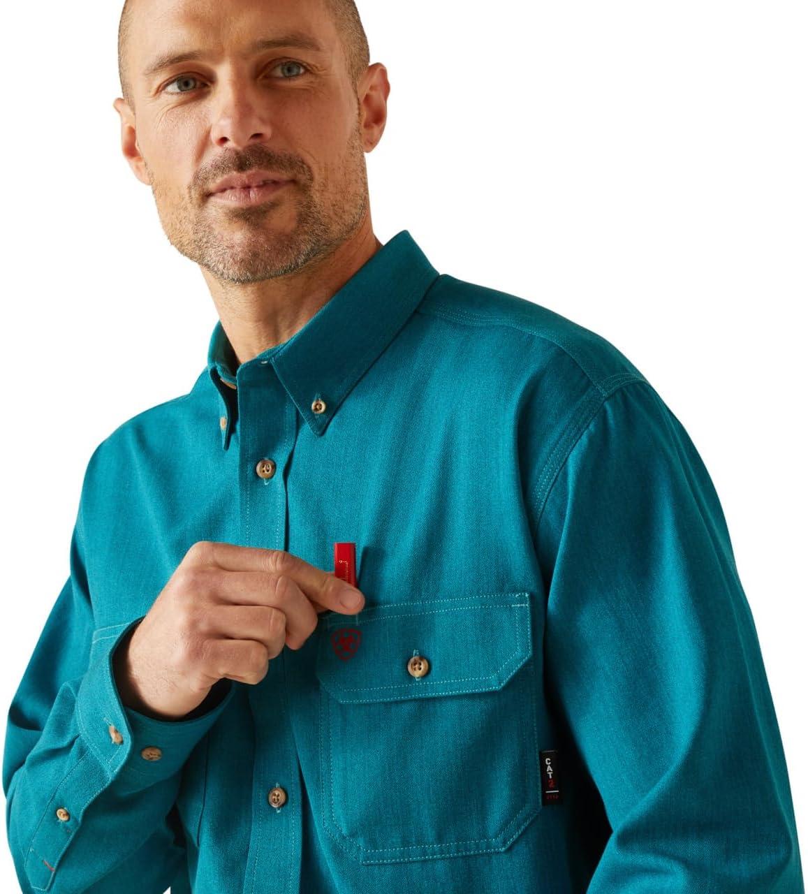 imageAriat Mens Fr Air Inherent Work ShirtAqua