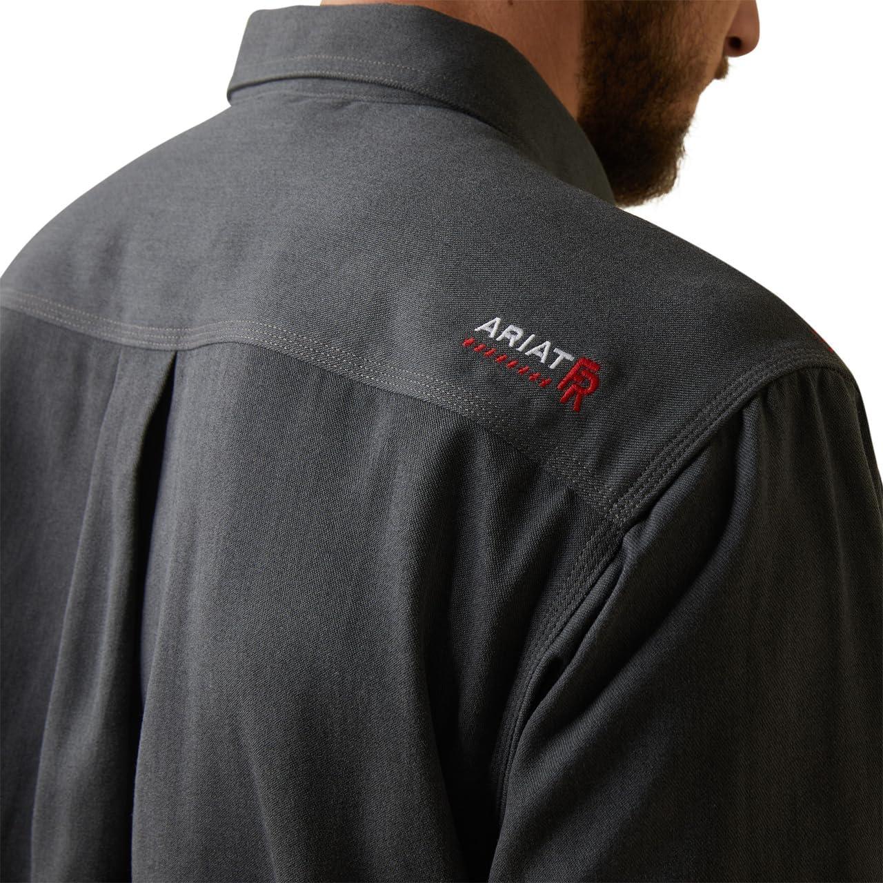 imageAriat Mens Fr Air Inherent Work ShirtCharcoal Heather